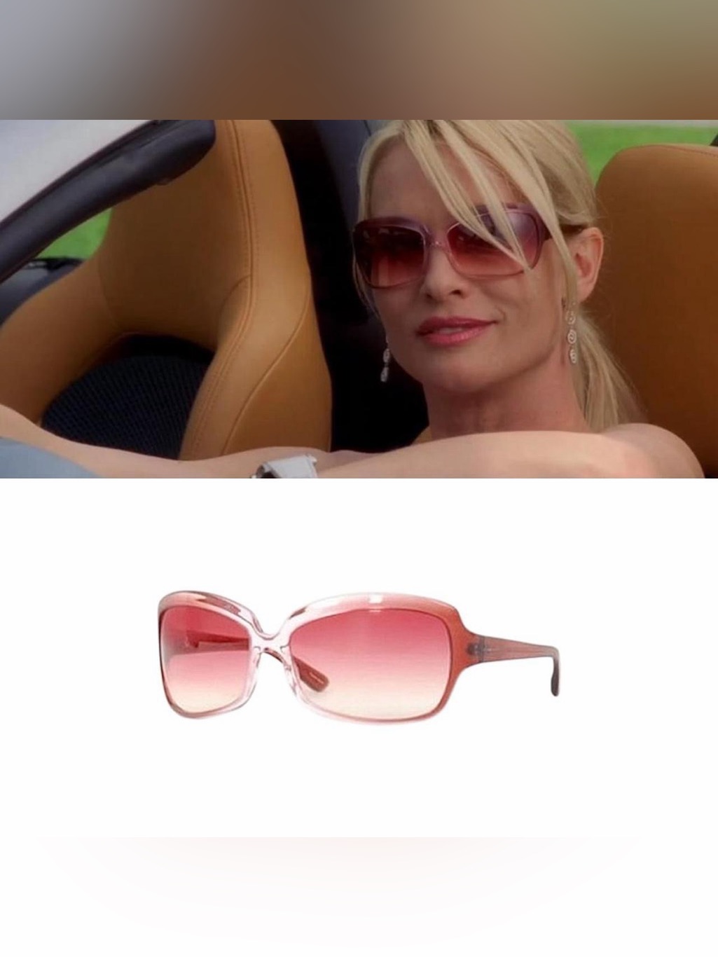 Pink Orchid Gradient Sunglasses - As Seen On Edie Britt (Desperate Housewives)